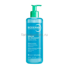 Bioderma Себиум Очищающий гель 400 мл., Средства: Гель, Обьём: 400 мл.