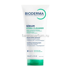 Bioderma Себиум Гидра Успокаивающий очищающий бальзам 200 мл.