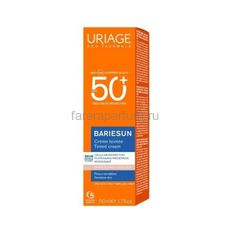 Uriage Барьесан SPF50+ Тональный крем светлый оттенок 50 мл., Средства: Крем, Тон: светлый