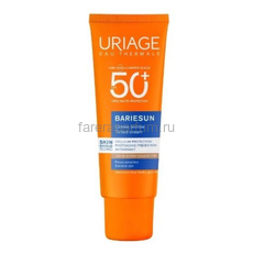 Uriage Барьесан SPF50+ Тональный крем золотистый оттенок 50 мл., Средства: Крем, Тон: золотистый