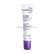 Bioderma Цикабио Восстанавливающий бальзам для очень сухих губ 10 мл.