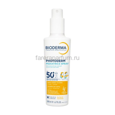 Bioderma Фотодерм Pediatrics Солнцезащитный детский спрей SPF50+ 200 мл.