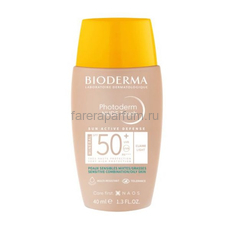 Bioderma Фотодерм Cолнцезащитный флюид с тоном SPF 50+, светлый оттенок 40 мл.