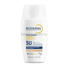 Bioderma Фотодерм Xdefense SPF 50+ Солнцезащитный флюид для всех типов кожи, светлый оттенок 40 мл.