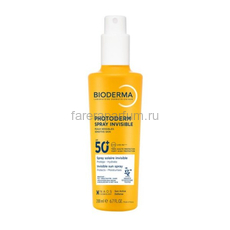 Bioderma Фотодерм Солнцезащитный спрей для лица и тела SPF50+ 200 мл.