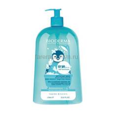 Bioderma АБСДерм Очищающий гель для душа для детей 1 л.