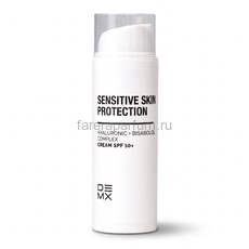 Demx Защитный крем SPF 50+ с гиалуроновой кислотой и бисабололом для чувствительной кожи 50 мл.