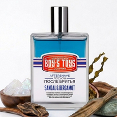 Boy's Toys Лосьон после бритья «Сандал & Бергамот» 100 мл., Средства: Лосьон, Обьём: 100 мл.