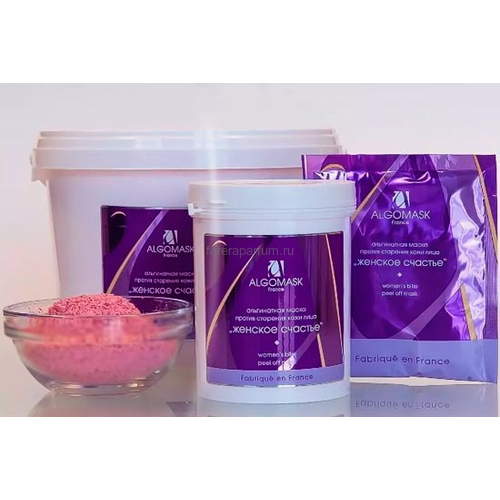 Algomask Women’s Bliss peel off mask Альгинатная маска против старения кожи лица "Женское счастье" 1000 гр., Средства: Альгинатная маска, Обьём: 1000 гр.
