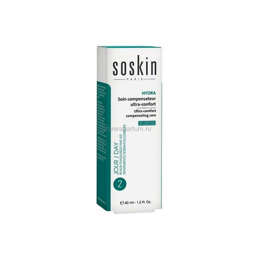 Soskin Ultra-comfort compensating care Ультракомфортный, восстанавливающий крем 40 мл., изображение 2