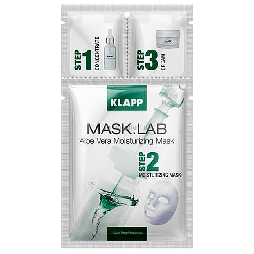 Klapp Mask.Lab 3-х компонентный набор Алое Вера