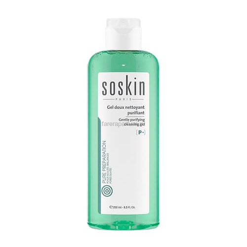 Soskin Purifying cleansing gel Гель очищающий для жирной и комбинированной кожи 250 мл.