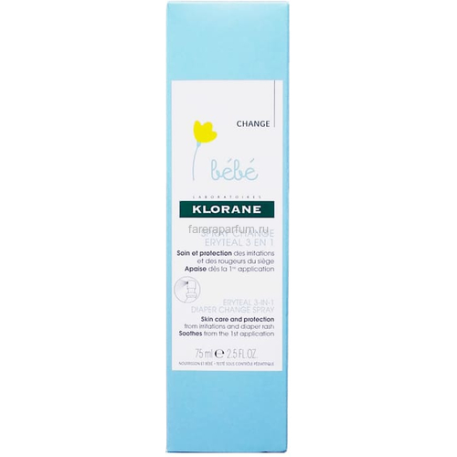 Klorane Бебе Эритеаль Спрей с экстрактом календулы 75 мл., изображение 2