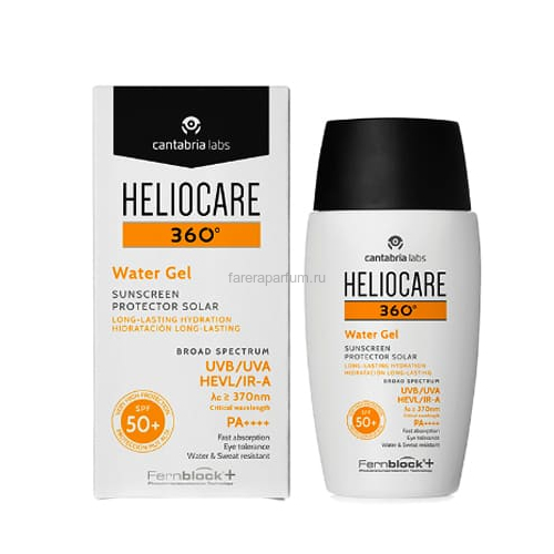 Heliocare 360º Water Gel Sunscreen SPF50+ Солнцезащитный увлажняющий гель-флюид СЗФ50+ 50 мл.