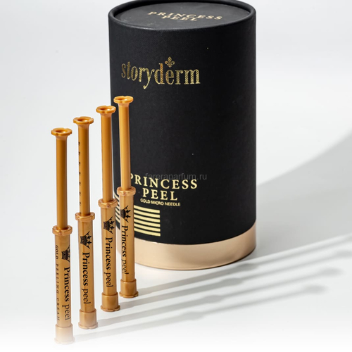 Storyderm Princess Peel Пилинг - крем с золотыми микроиглами 4*2 мл., изображение 2