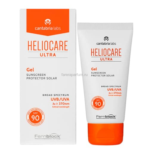 Heliocare Ultra 90 Gel Sunscreen SPF50+ Солнцезащитный гель ультра 90 с SPF50+ 50 мл., изображение 2 Heliocare Ultra 90 Gel Sunscreen SPF50+ Солнцезащитный гель ультра 90 с SPF50+ 50 мл., изображение 2