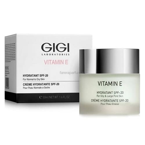 GIGI Vitamin E Hydratant Увлажняющий крем для нормальной и сухой кожи SPF 20 50 мл.