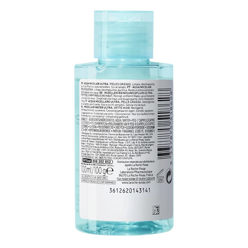 LA ROCHE-POSAY EFFACLAR Ultra мицеллярная вода для жирной и проблемной кожи, 100 мл, изображение 2