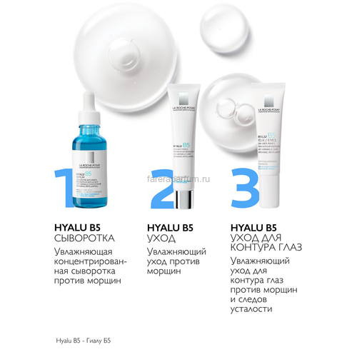 LA ROCHE-POSAY HYALU B5 концентрированная сыворотка против морщин, 30 мл, изображение 5