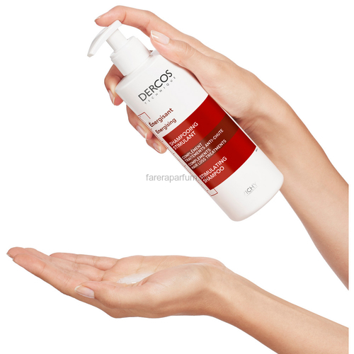 VICHY DERCOS AMINEXIL Тонизирующий шампунь против выпадения волос, 400 мл, изображение 2