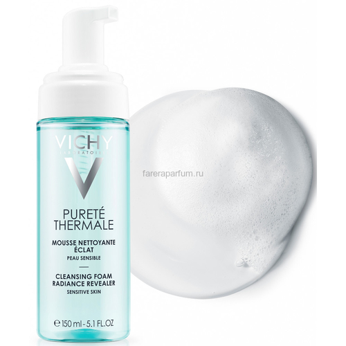 VICHY PURETE THERMALE Очищающая пенка, придающая сияние, 150 мл, изображение 2