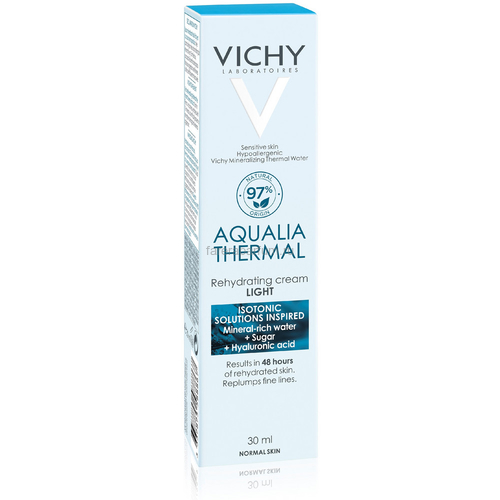 VICHY AQUALIA THERMAL Крем увлажняющий легкий для нормальной кожи, 30 мл, Средства: Крем, Обьём: 30 мл., изображение 2