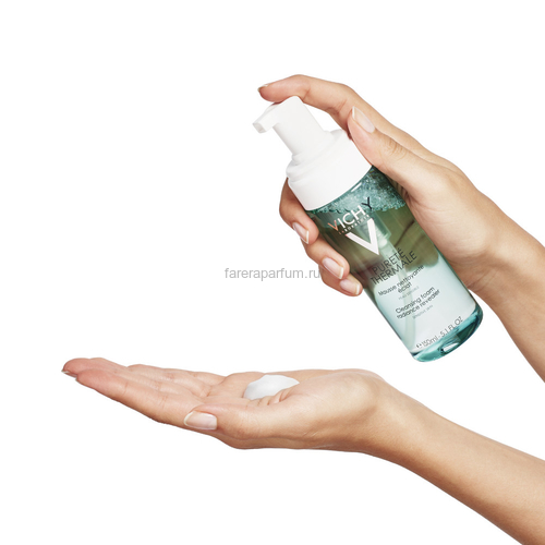 VICHY PURETE THERMALE Очищающая пенка, придающая сияние, 150 мл, изображение 3