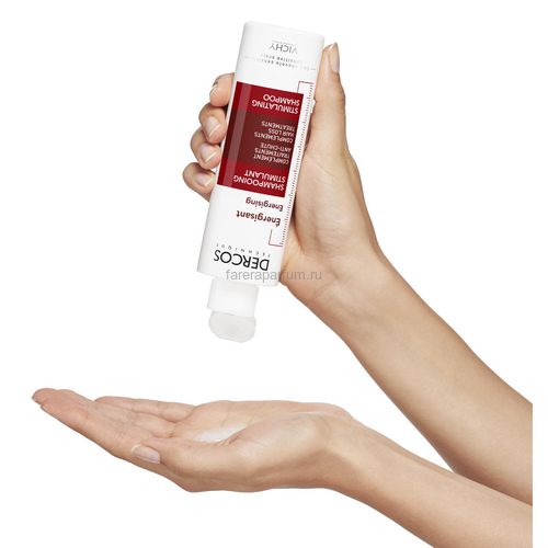 VICHY DERCOS AMINEXIL Тонизирующий шампунь против выпадения волос, 200 мл, изображение 3