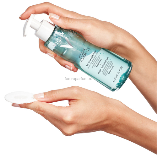 VICHY PURETE THERMALE Освежающий очищающий гель, 200 мл, изображение 2