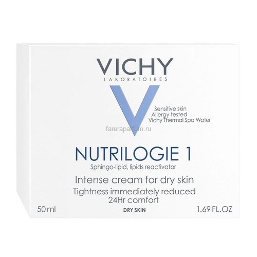 VICHY NUTRILOGIE 1 Крем-уход для защиты сухой кожи, 50 мл, изображение 2