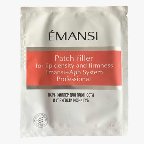 Emansi Патч-филлер для плотности и упругости кожи губ +APh System 1 патч.