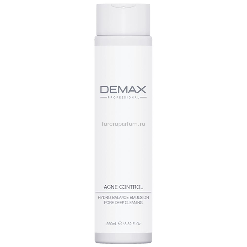 Demax Acne Control Hydro Balance Emulsion Pore Deep Cleaning Гидро-эмульсия для проблемной кожи 250 мл.