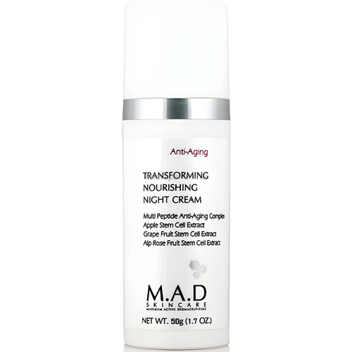 M.A.D Skincare Transforming Nourishing Night Cream Омолаживающий питательный ночной крем 50 мл.
