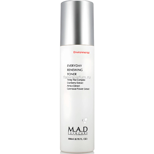 M.A.D Skincare Everyday Renewing Toner Тоник с эффектом регенерации кожи 200 мл.