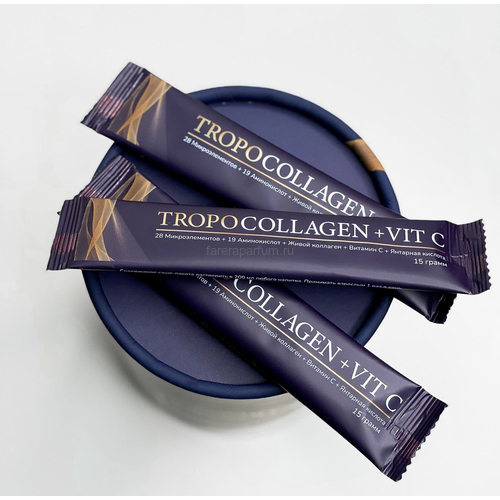 Evasion Коллаген питьевой Tropocollagen + Vit C 31 стик., изображение 3