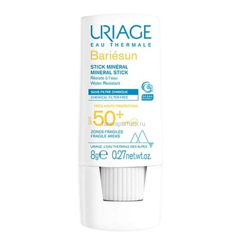 Uriage Барьесан Минеральный стик SPF50+ 8 гр.