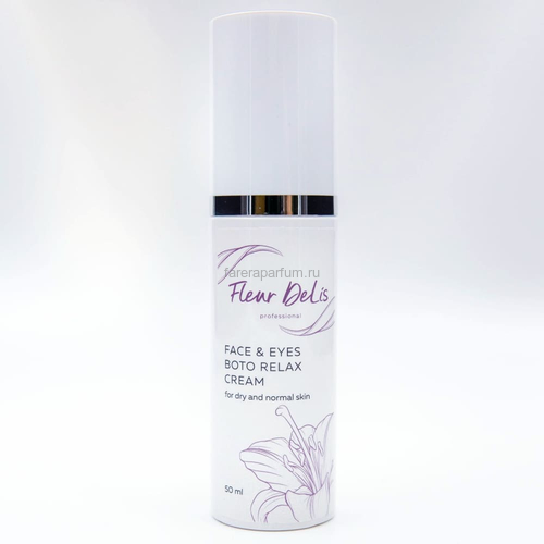 Fleur DeLis Face & Eyes Boto Relax Cream for dry and normal skin Крем для лица и век с эффектом ботокса для зрелой кожи, склонной к сухости 50 мл., Средства: Крем, Обьём: 50 мл.