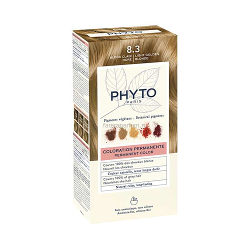 Phyto Фито Краска для волос (8.3 Светлый золотистый блонд)