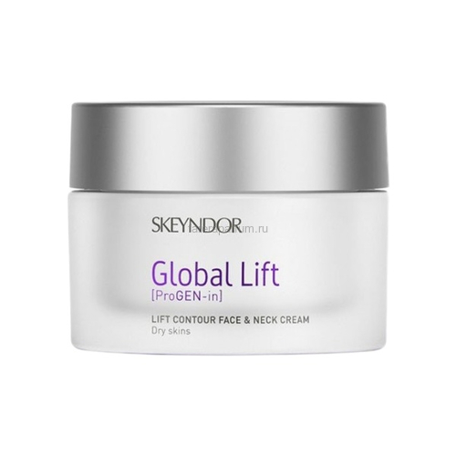Skeyndor Global lift Крем подтягивающий для контура лица и шеи для сухой кожи 50 мл.