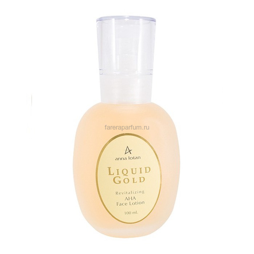 Anna Lotan Liquid Gold Revitalizing AHA Face Lotion Активный лосьон-гель для всех типов кожи 100 мл.