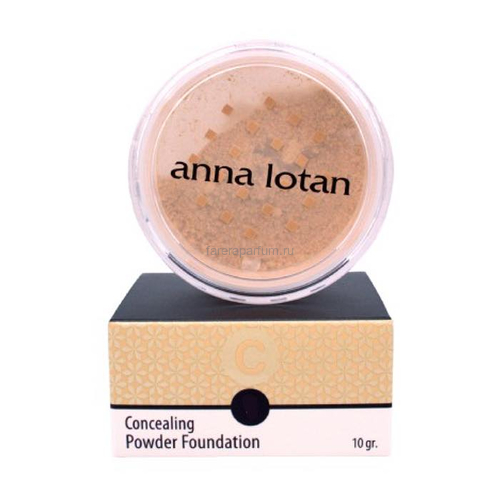 Anna Lotan Concealing Powder Foundation Тонкая, деликатная, тональная пудра для фиксации макияжа тон 4 - загар 10 г., Средства: Пудра, Тон: Тон 4