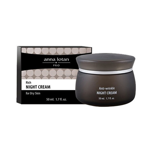Anna Lotan PRO Rich Night Cream for Dry Skin Богатый ночной крем для сухой кожи 50 мл.