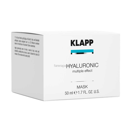 Klapp Hyaluronic Mask Маска "Гиалуроник" 50 мл., изображение 2