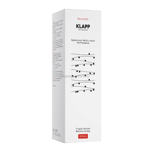 Klapp Hyaluronic MLP Balance Triple Action Moisturizing Serum Увлажняющая сыворотка День-Ночь 50 мл., изображение 2