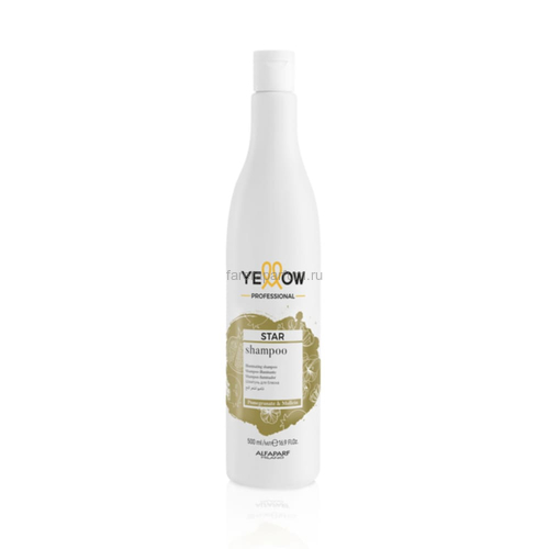 Yellow YE PROFESSIONAL STAR SHAMPOO Шампунь для придания блеска волосам, 500 мл