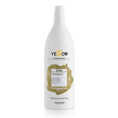 Yellow YE PROFESSIONAL STAR SHAMPOO Шампунь для придания блеска волосам, 1500 мл