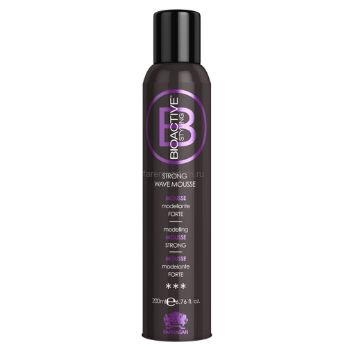 Farmagan Bioactive Моделирующий мусс сильной фиксации 200 мл.