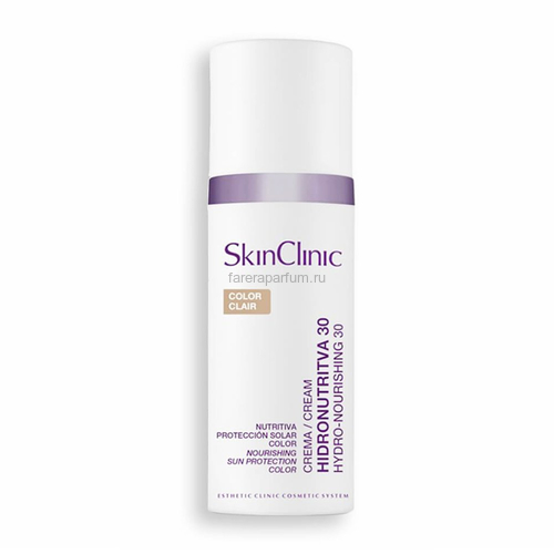 SkinClinic Hydro-Nourishing cream 30 Color Clair Крем гидро-питательный с тонирующим эффектом SPF30 (светло-бежевый) 50 мл.