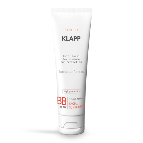 Klapp Sun Protect Multi Level Performance Солнцезащитный BB крем SPF50 50 мл. Klapp Sun Protect Multi Level Performance Солнцезащитный BB крем SPF50 50 мл.