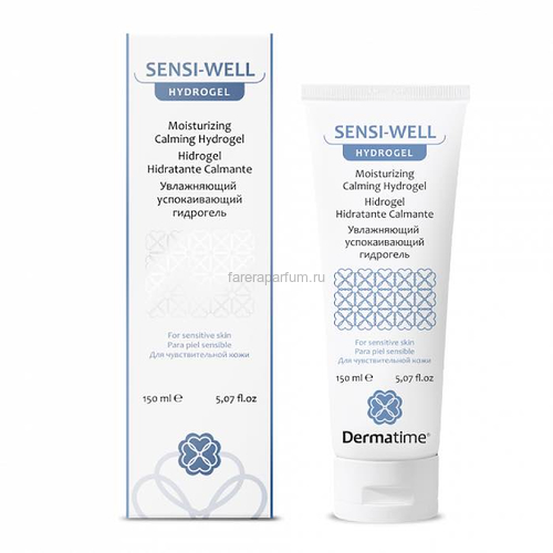 Dermatime Sensi-Well Moisturizing Calming Hydrogel for Sensitive Skin Увлажняющий успокаивающий гидрогель для чувствительной кожи 150 мл.